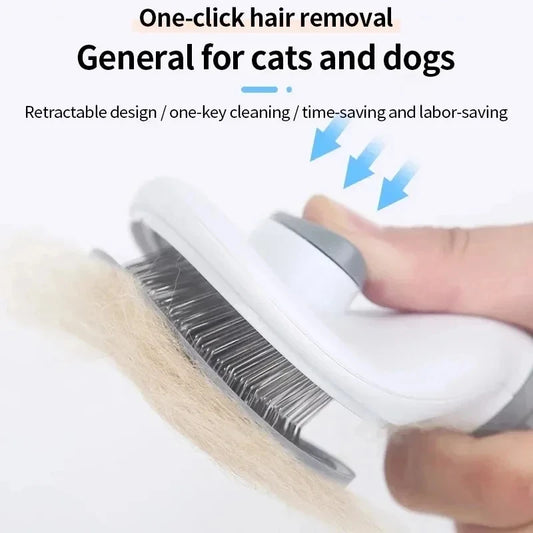 Zenvyra™ Self-Cleaning Grooming Brush