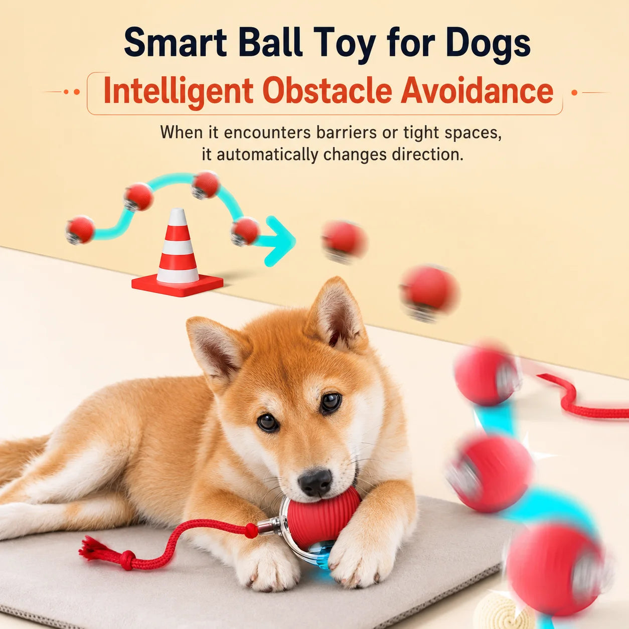 Zenvyra™ RollPlay Interactive Treat Ball