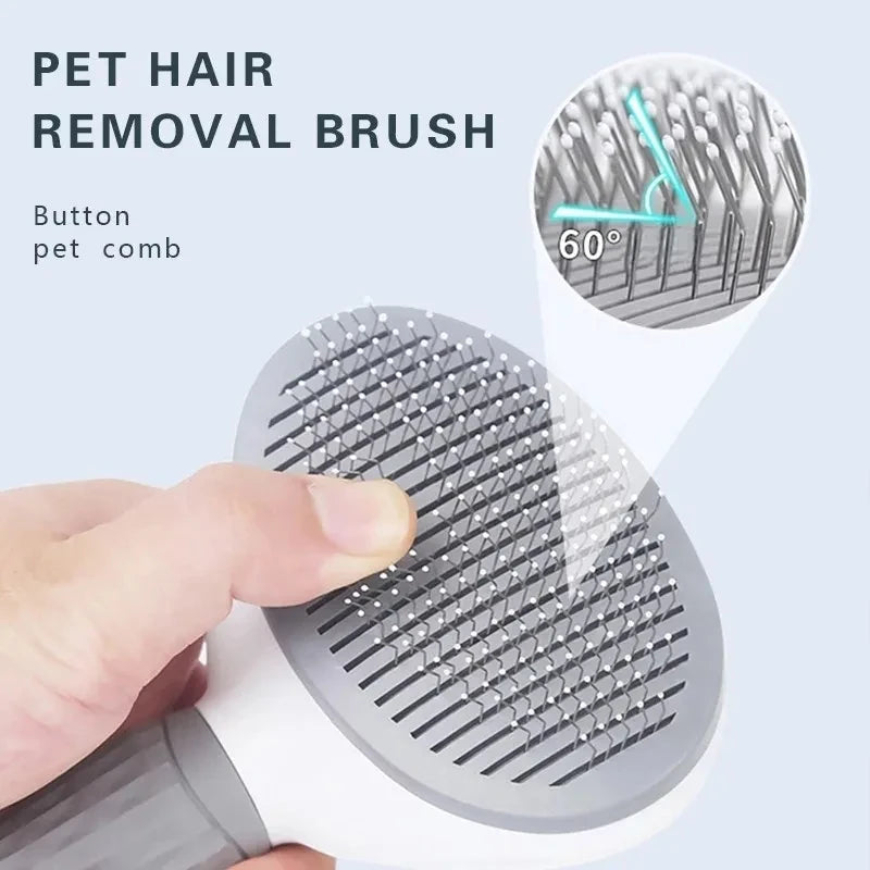 Zenvyra™ Self-Cleaning Grooming Brush