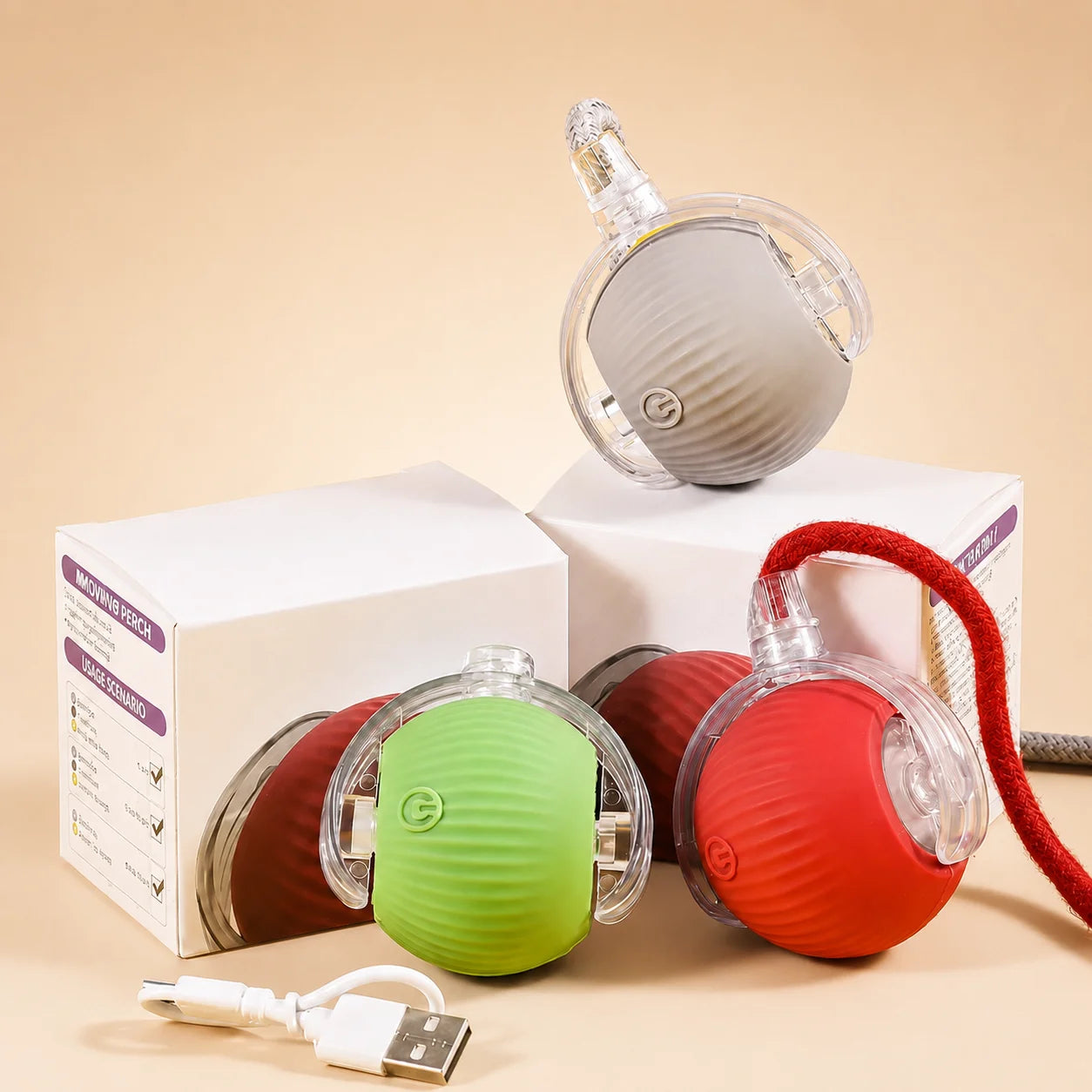 Zenvyra™ RollPlay Interactive Treat Ball