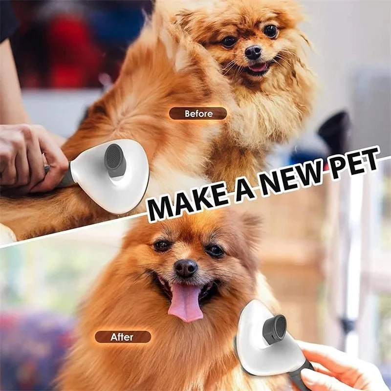 Zenvyra™ Self-Cleaning Grooming Brush